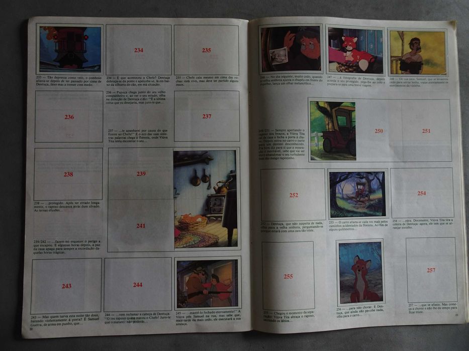 Caderneta de cromos Papuça e Dentuça - APR (tem 165 cromos)