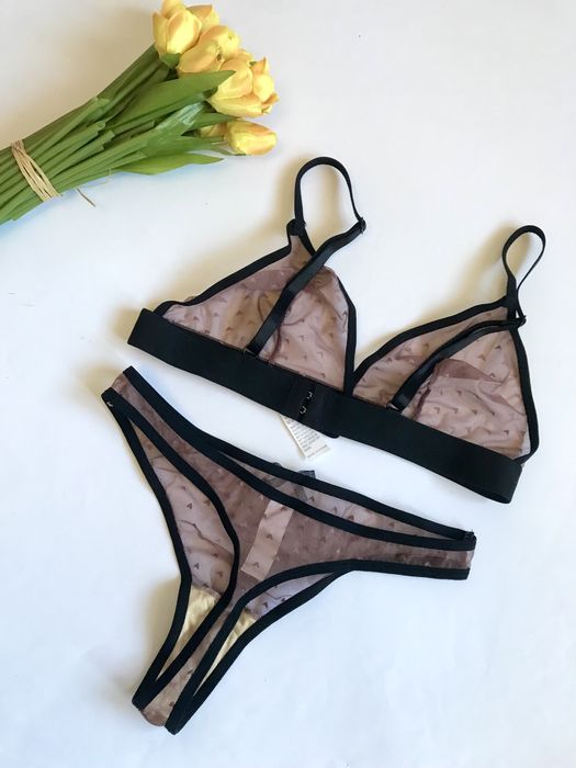 Білизна. Комплект. Бра/Трусики. Сітка. Якісний. XS/S розмір. Новий