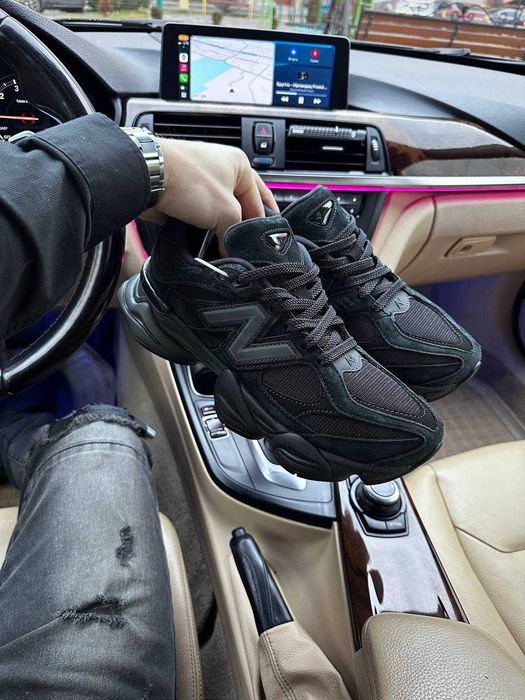 Кроссовки New Balance 9060 Triple Black 36-45 Новинка Осени! Купить!