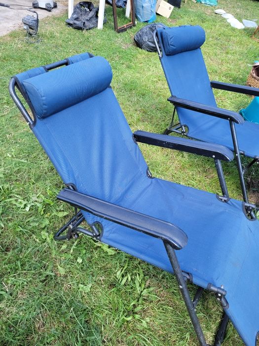 Leżak ogrodowy regulowany