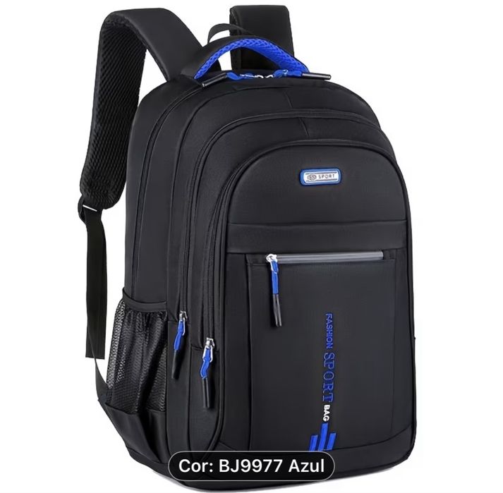 Mochila c/vários compartimentos