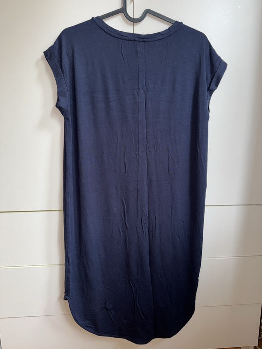 Granatowa luźna sukienka 34 F&F