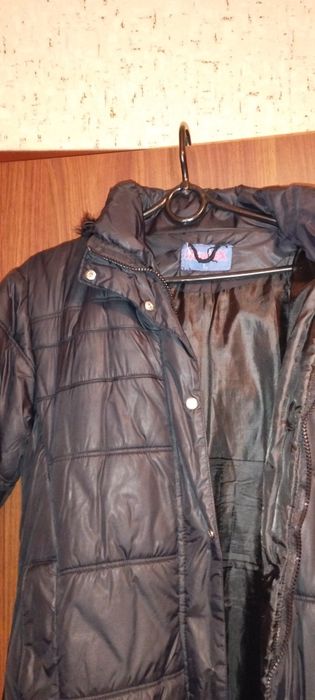 Kurtka puchowa długa