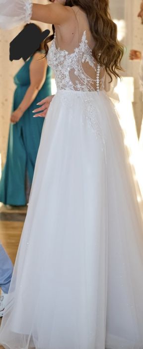 Sprzedam Suknie Ślubną szytą na miarę Wzrost 165cm!