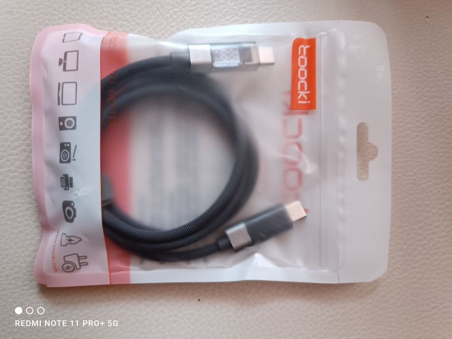 Кабель Toocki 60W с экраном 1m новый