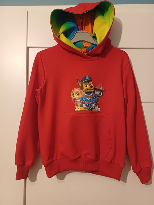 Nowa bluza kangurka, unisex Psi patrol rozmiar 116/122