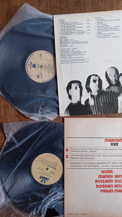 2 stare winyle MAANAM O! i "LIVE"