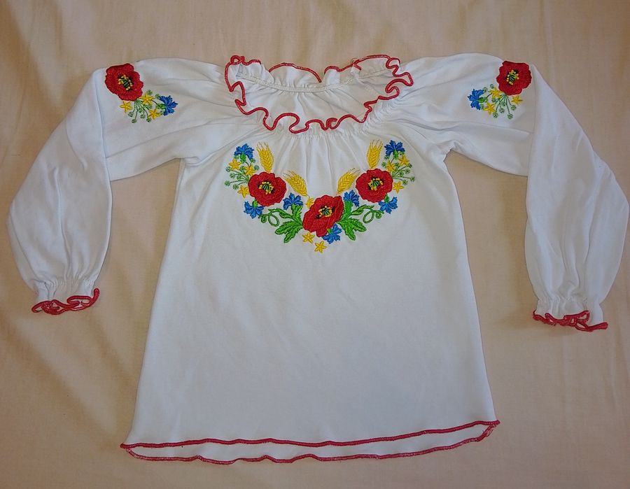 Вишите плаття,сорочка,спідничка і желетка на 1-3 , 5-7 років