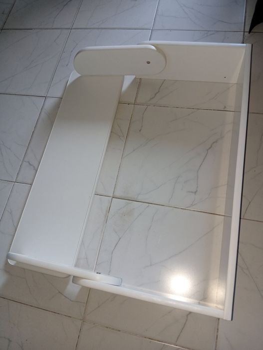 Съемная пеленальная накладка на комод (универсальная, белая)