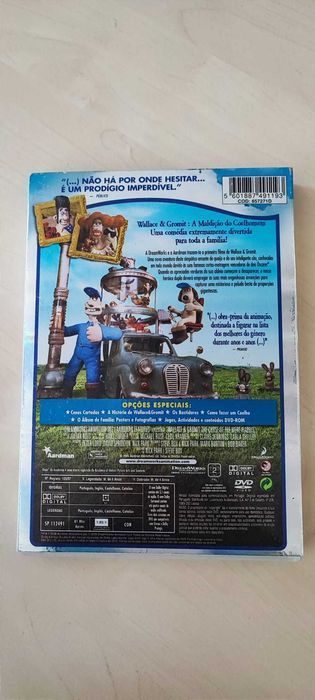 DVD Wallace e Gromit A Maldição do Coelhomem The Curse of the Were-Rabbit