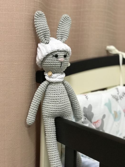 Зайчик вʼязаний, гачком