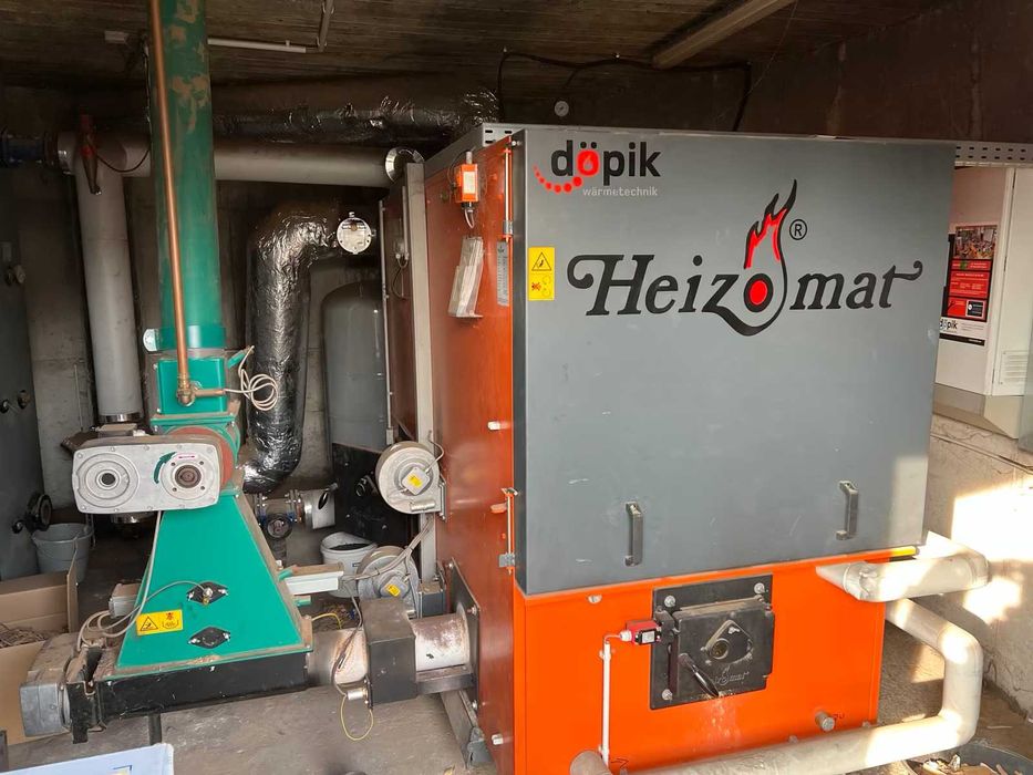 Piec na Trociny Zrębki Płytę MDF HDF Wióra inne Odpady Heizomat 300kw