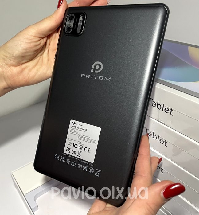 Якісний планшет Pritom Tab 8 Plus 8/64гб фото відео новий Android 15