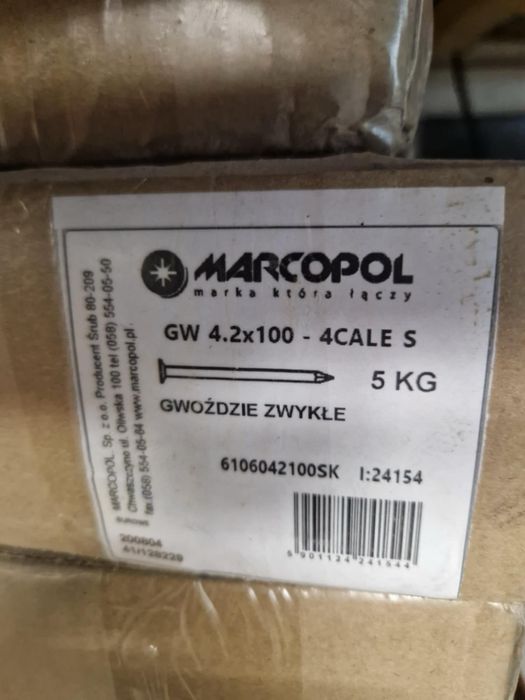 Gwoździe 4,2x100 4x5kg(20kg)