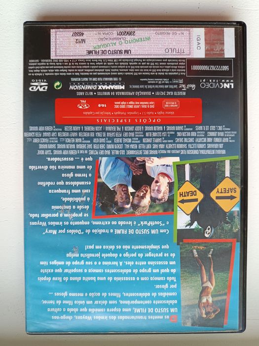 DVD scary movie.   .