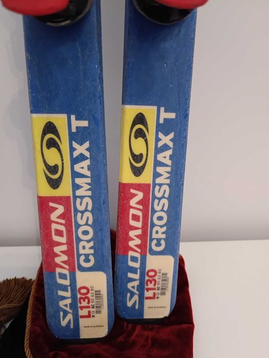 Narty Salomon Crossmax T 130cm + wiązania