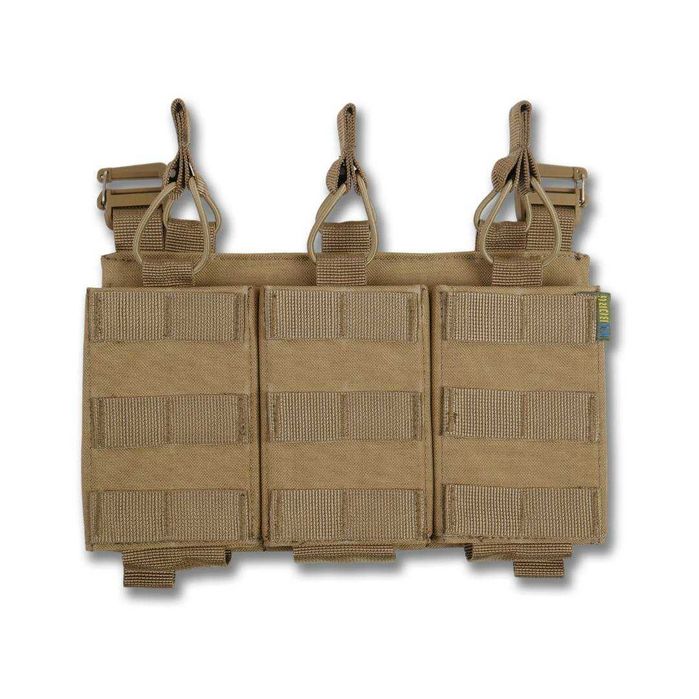 З'ємна передня панель до плитоноски з підсумками під 3 магазини