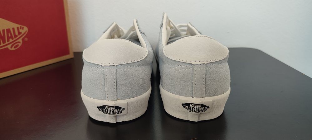 Vans sapatilhas azul bebé novas