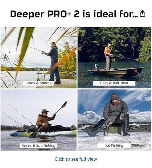 Ехолот Deeper Smart Sonar PRO+ 2 Залишився 1 Новий