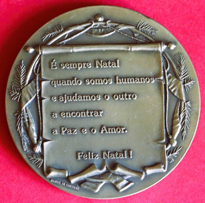 Natal de 1993 medalha de excecional qualidade