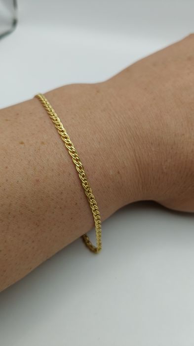 Złota Bransoletka Mona Lisa 18cm Pr.585 Nowa Zapraszamy