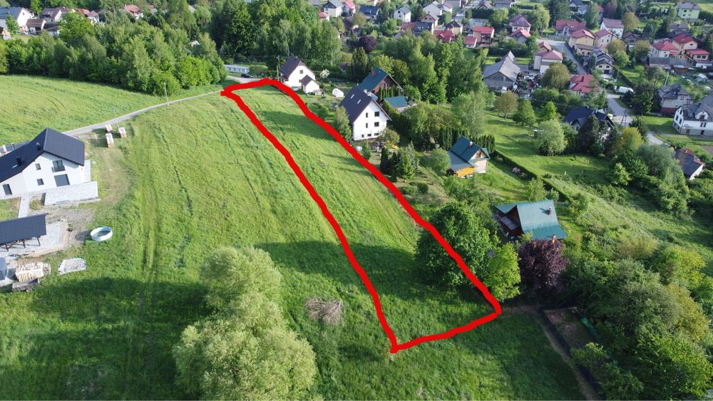 Działka budowlano -rolna Widokowa Żywiec-Wieprz