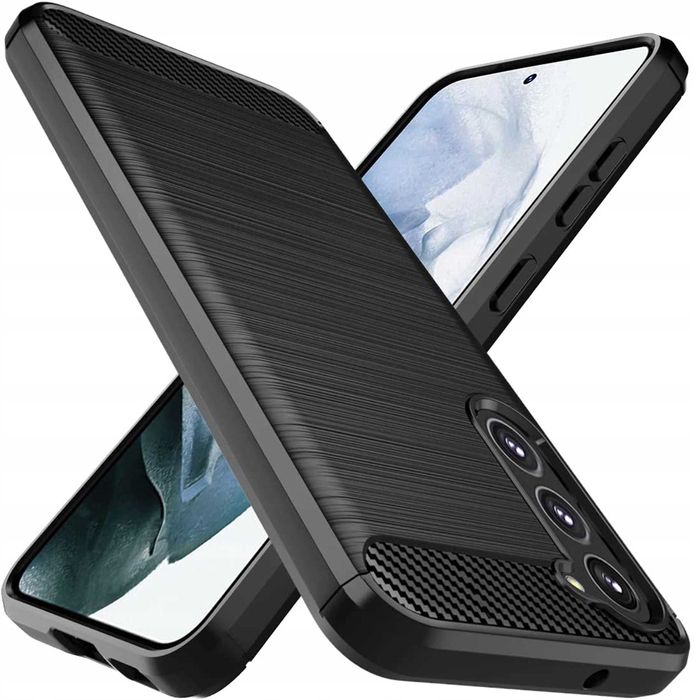 Etui Carbon do Samsung Galaxy A35 5G + Szkło Hartowane