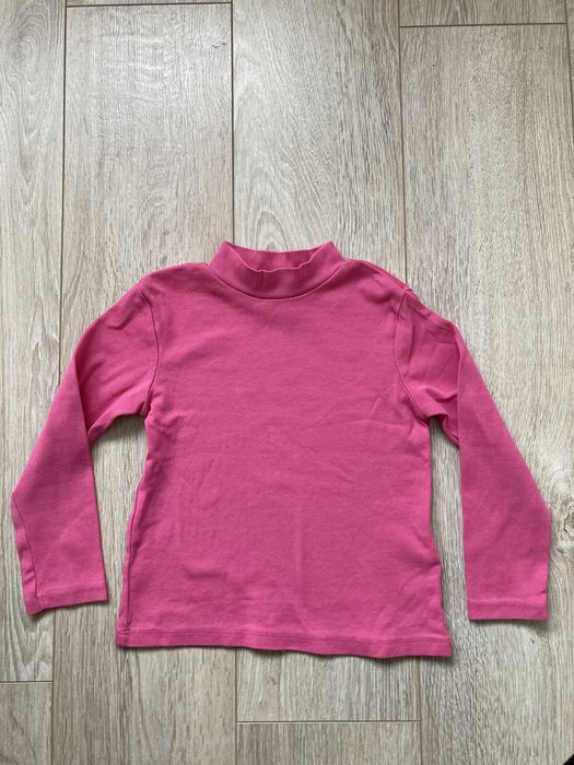 Bluza golf różowa dla dziewczynki r. 98/104 basic