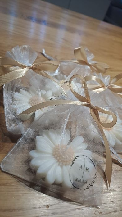 Podziękowania dla gości, świeca sojowa