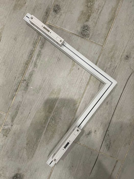 Zigbee магнітні треки білі кутові