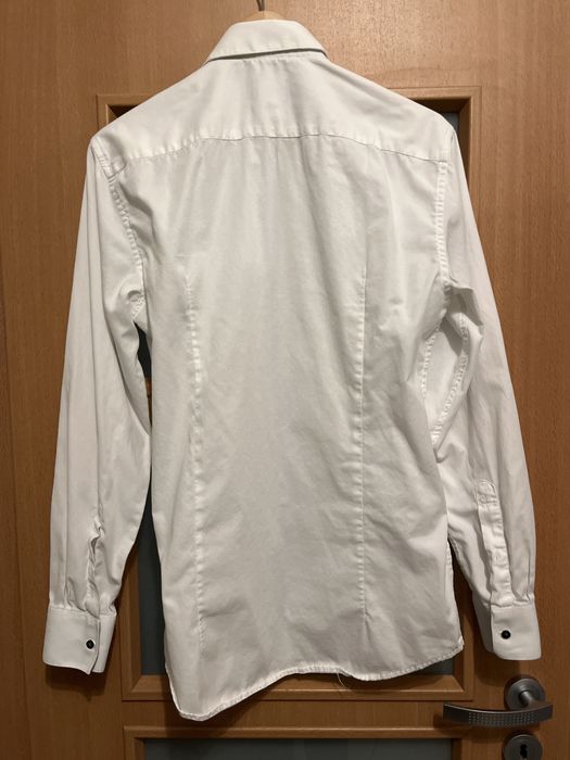 Koszula męska biała slim fit 176cm