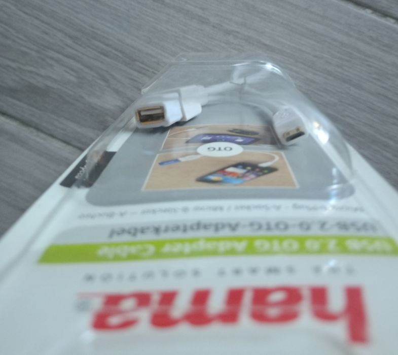 Adapter kabel Hama USB micro - gniazdo A 15 cm