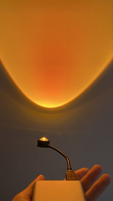 Лед світильник сансет ламп.USB Sunset lamp працює від пристроїв з USB