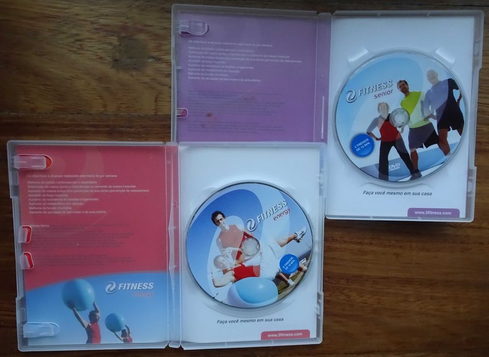 Fitness Energy / Fitness Senior (Com Secção Extra de Nutrição) DVD´s