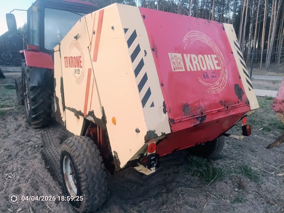 Prasa rolująca Krone KR 125 belownica belarka zwijając