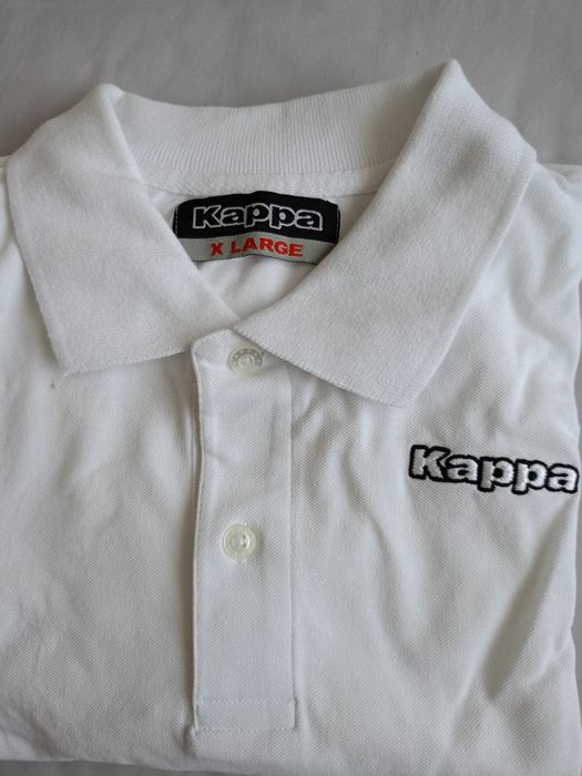 OBNIŻKA ! Biała,ladna,firmowa koszulka Kappa.