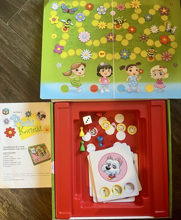 Gry rodzinne Pieski Kwiatki