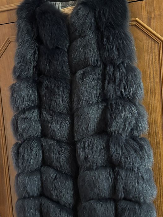 Натуральна мехова желетка