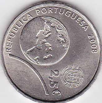 Portugal série de moedas comemorativas de 2,50 euro