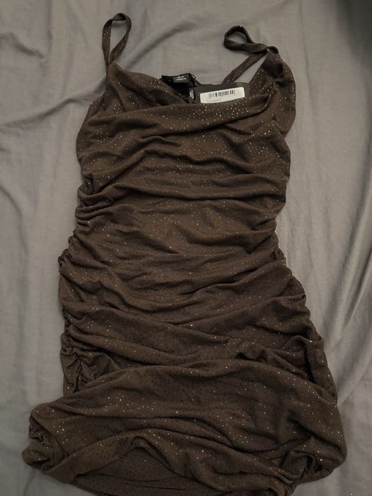 Плаття сукня міні бгліттер plt прозора пляж