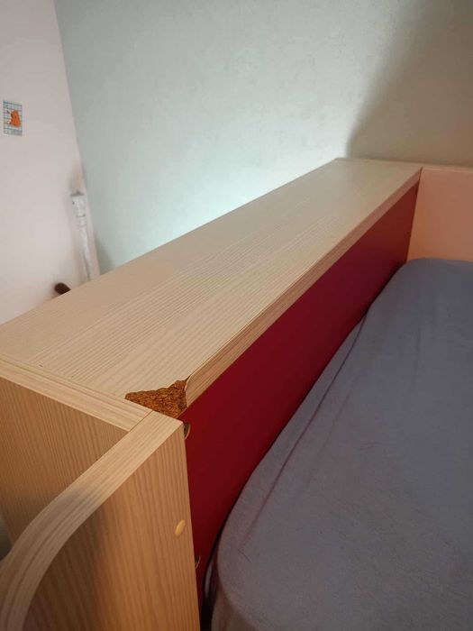 Łóżko piętrowe z szafą (nowe ok 4500zł)