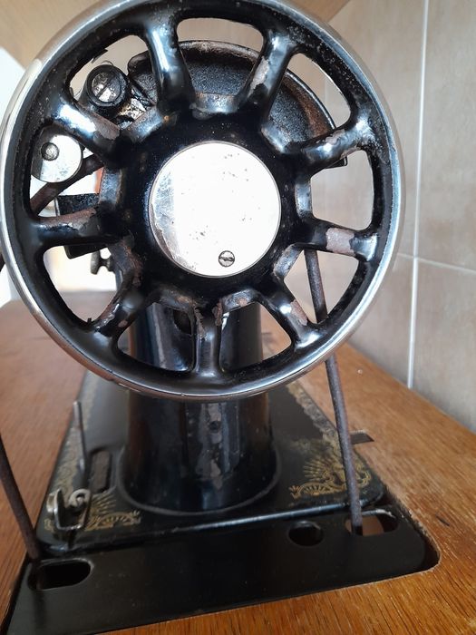 Máquina de costura antiga Singer
