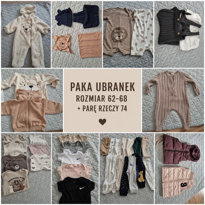 Paka 62-68 parę 74