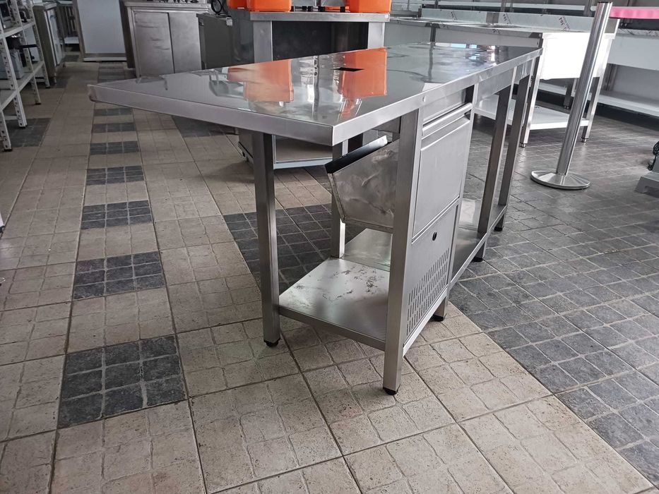 ACM1664 - Bancada de Apoio Inox de 1,9m - Usada