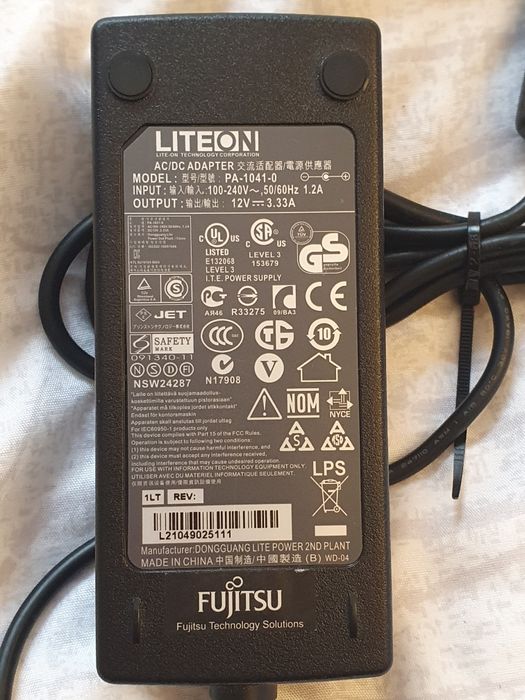 Zasilacz do laptopa Liteon Fujitsu PA-1041-0 3.33A 12V oryginał