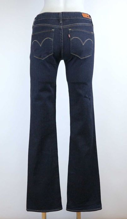 Levis Demi Curve Bootcut Slim W28 L34 spodnie jeansy dzwony pas 2 x 37/39 cm