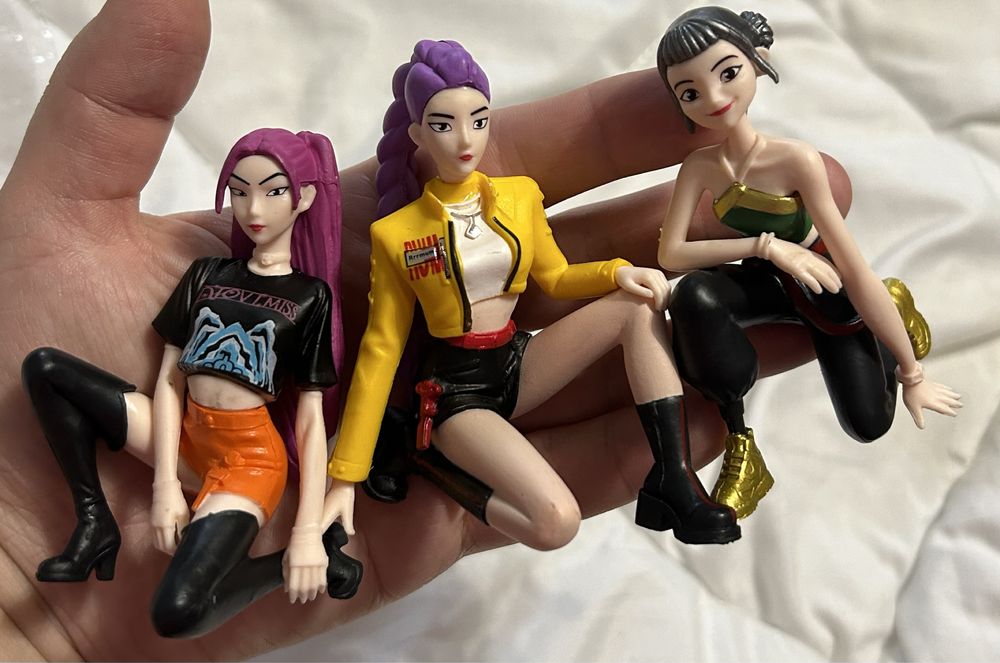 Колекційні фігурки  Kpop demon hunters Зоі, Румі та Міра