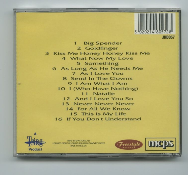 3 CD's - Shirley Bassey (2) e Rita Coolidge (1)