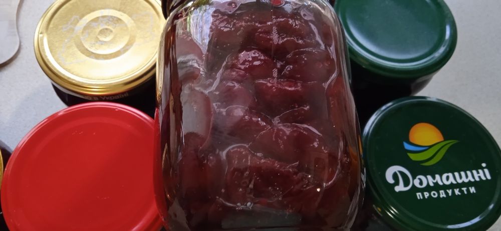 Варення вишня,інжир,груша,яблуко