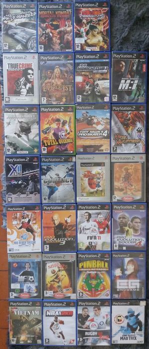 Ps2 vários jogos.